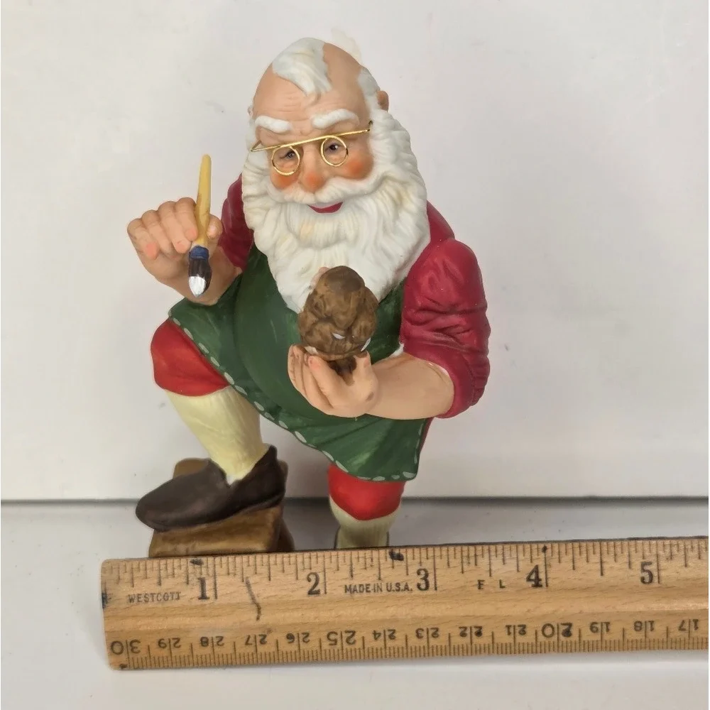 Hallmark Vintage Santa Claus The Toymaker Made In Taiwan‎ 1986 NIOB